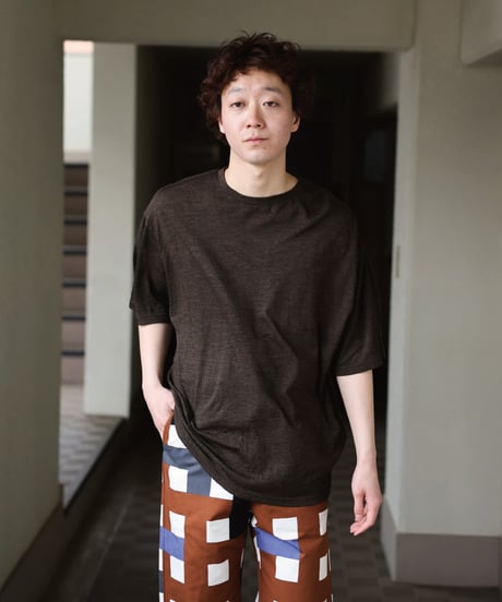 1027 Super 120's TOP Wool Jersey SS Crew Tee