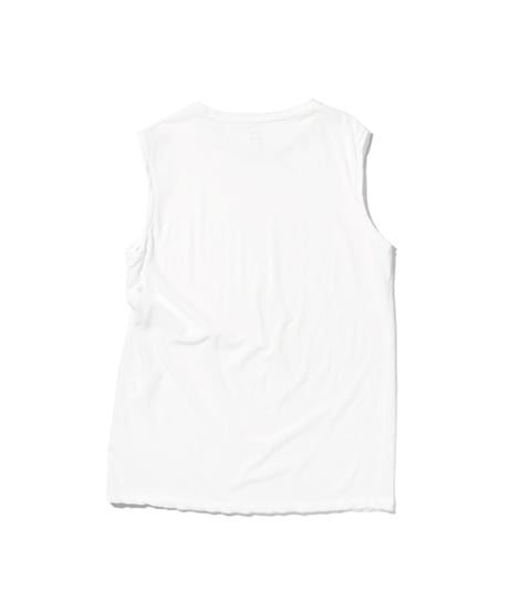 1027 Hard Twisted Bio Cutsew / No Sleeve White