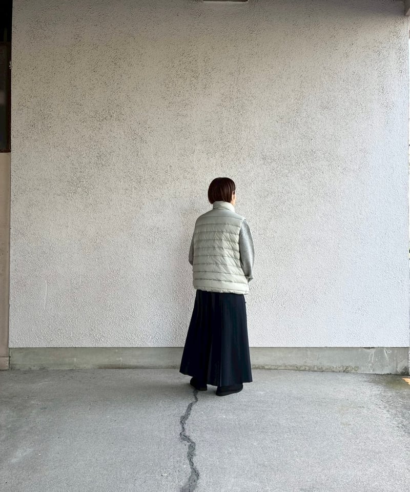 ES.1 Middle Down Vest (lt.grey) | Dhal/DHAL DES