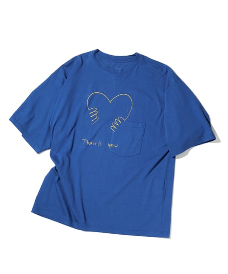 1027 × TAKAHIKO KAWAMURA TEE / Navy - Thank you
