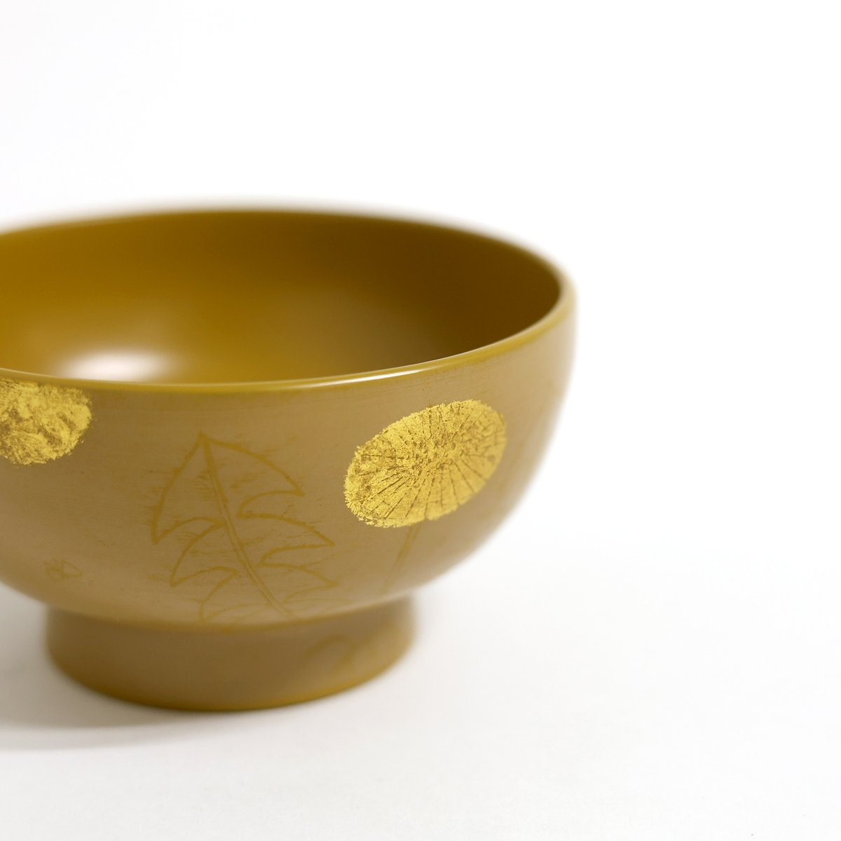 若林幸恵さん漆器 椀と皿のセット 木のデザイン 若林幸恵 漆椀 たんぽぽ | Dhal/DHAL DESIGN SHOP online store