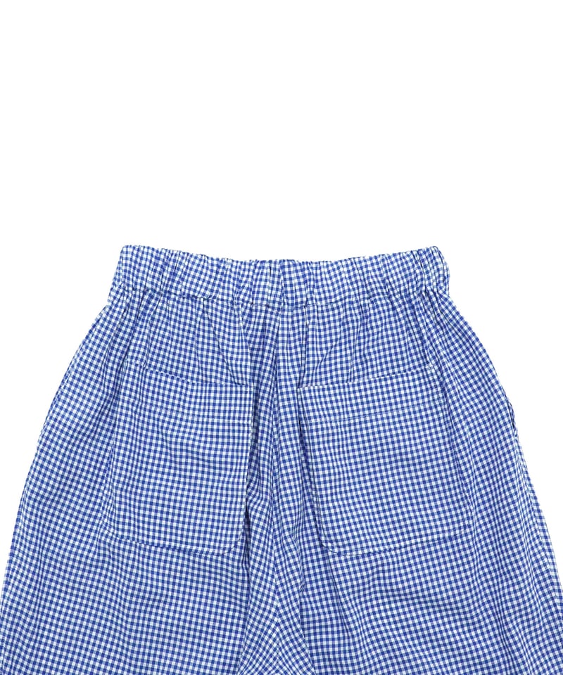 Dobby Gingham Relax Pants | Dhal/Dhal Homes onl