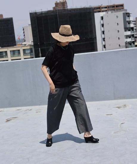Dhal / C/Li CHAMBRAY Relax Pants Navy