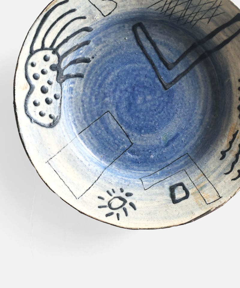 キムホノ 平皿 新品未使用 キムホノ 6寸皿（青） | Dhal/DHAL DESIGN SHOP online store