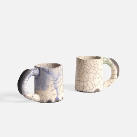 キムホノ　楽焼デミタスカップ