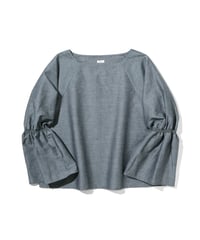 Dhal / C/Li CHAMBRAY Blouse Navy