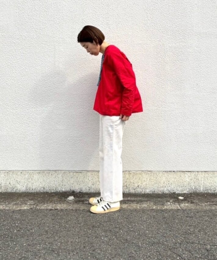 美品 dhal シャツ ダル Dhal(ダル) / Zip Shirt / Red | えがお洋品店オンライン | 衣料