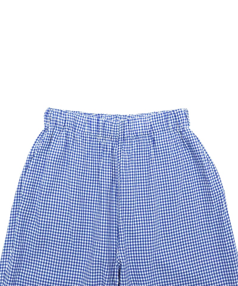 Dobby Gingham Relax Pants | Dhal/Dhal Homes onl
