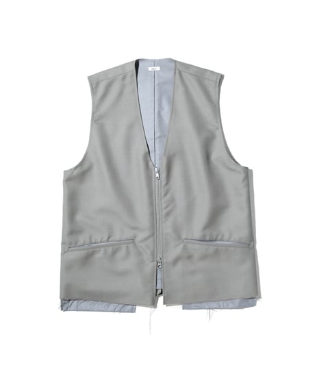 Dhal / 南米WOOL TROPICAL Zip Vest