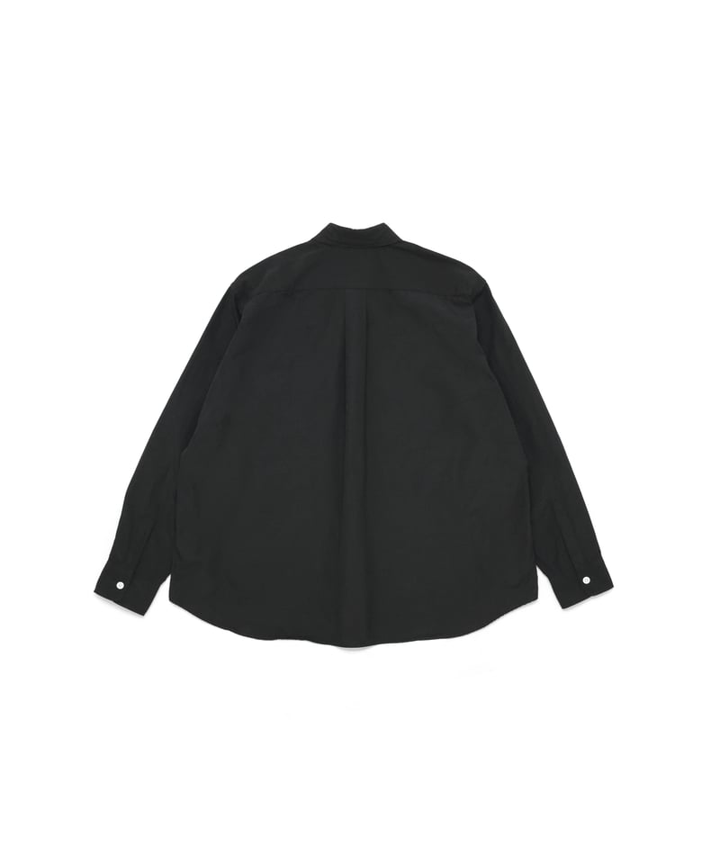 100/2Poplin Frill Shirt | Dhal/DHAL DESIGN SHOP