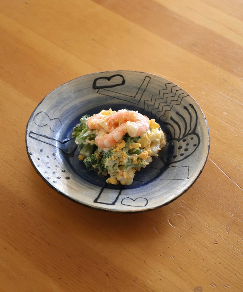 キムホノ 平皿 新品未使用 キムホノ 6寸皿（青） | Dhal/DHAL DESIGN SHOP online store