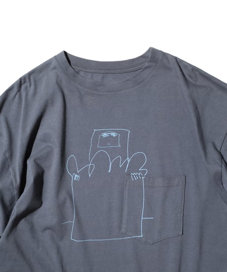 1027 × TAKAHIKO KAWAMURA TEE / Charcoal - Love