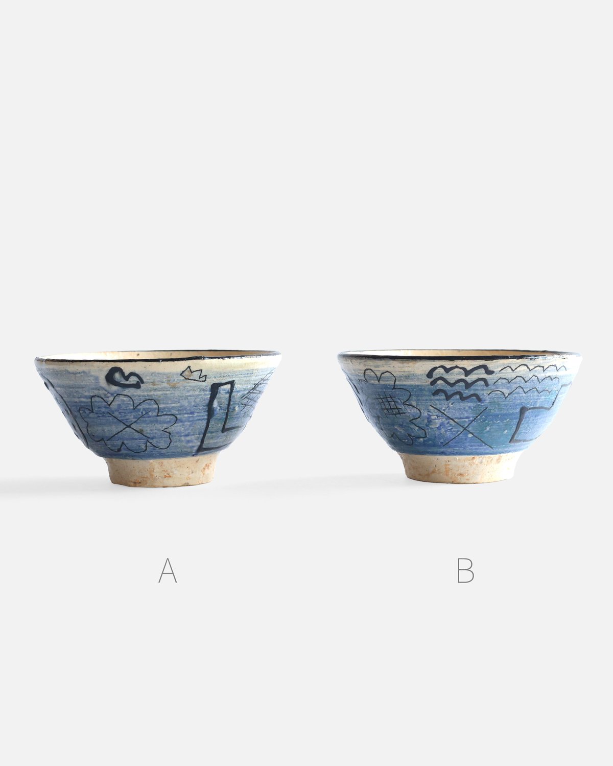 kimhono キムホノ　茶碗　2つセット キムホノ 茶碗（青） | Dhal/DHAL DESIGN SHOP online store