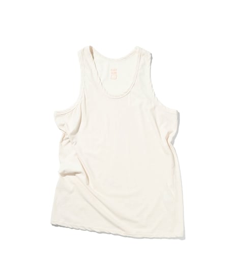 1027 Hard Twisted Bio Cutsew / Tank Top Cream