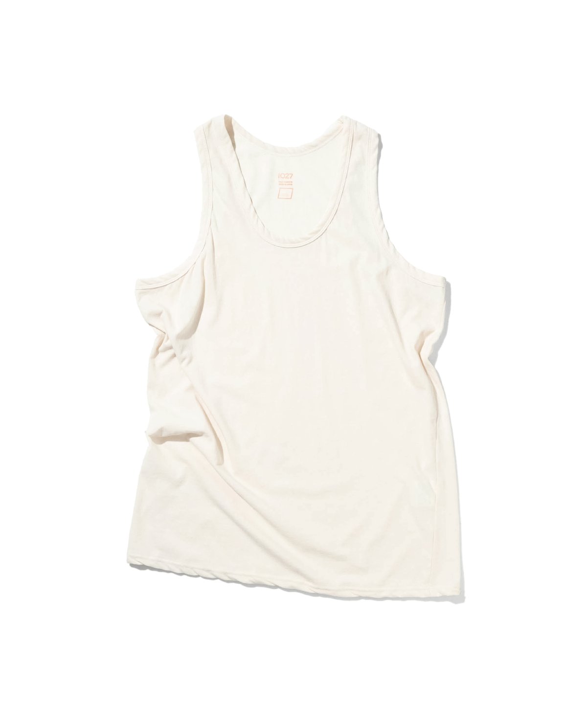 1027 Hard Twisted Bio Cutsew / Tank Top Cream |
