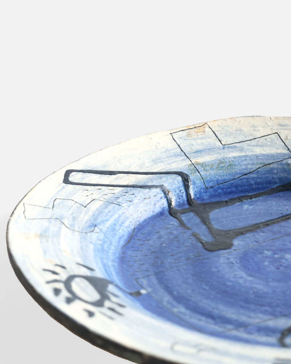 キムホノ　　平皿 キムホノ 大皿（青） | Dhal/DHAL DESIGN SHOP online store