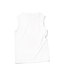 1027 Hard Twisted Bio Cutsew / No Sleeve White