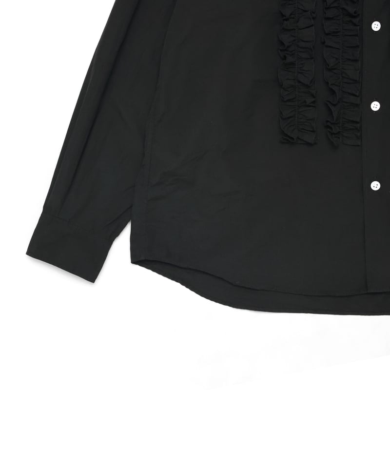 ダル　dhal フリルシャツ 100/2Poplin Frill Shirt | Dhal/DHAL DESIGN SHOP
