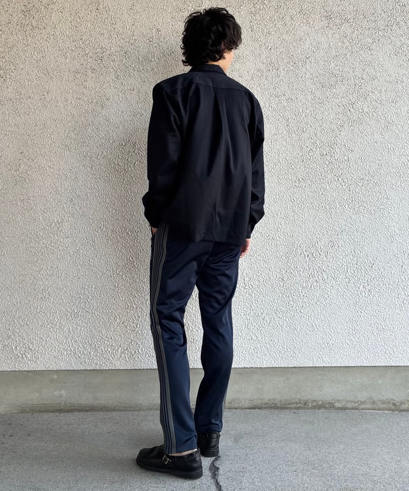 トップス 50s OPEN COLLAR GABA SHIRT 50s vintage open collar gabardine shirt
