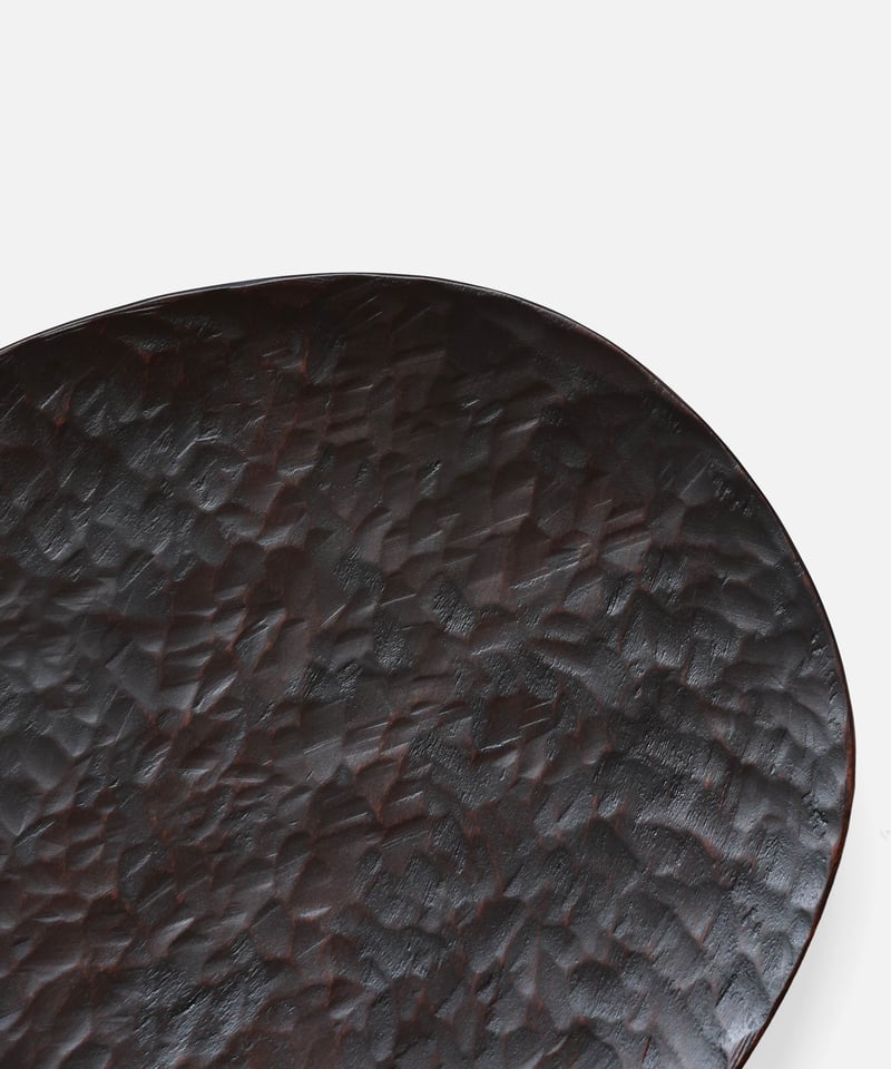 若林幸恵 手刳り皿 (中) | Dhal/DHAL DESIGN SHOP online store