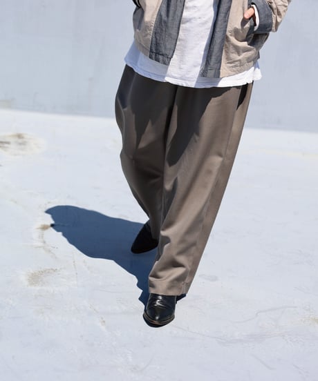 Dhal /南米 WOOL TROPICAL Relax Pants