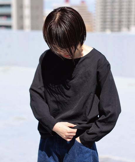 Dhal / 2/72 Wool Gaba Crew Shirt