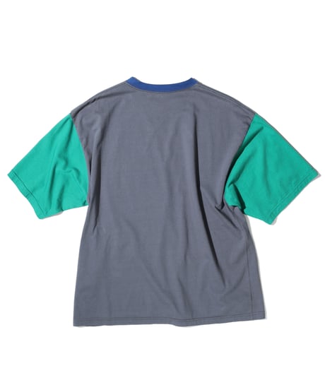 1027 Cutsew Multi color Short sleeve / Charcoal