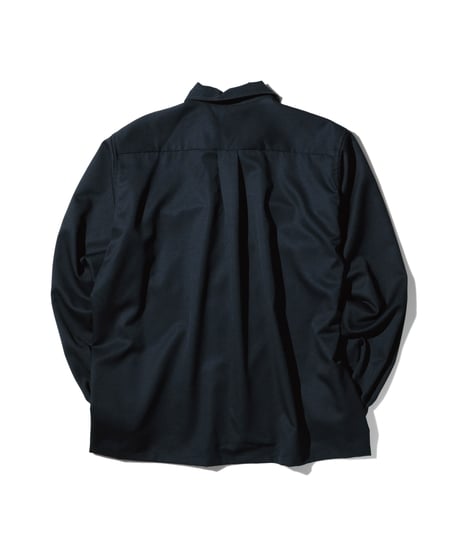 Dhal / 2/72 Wool Gaba Open Collar Shirt