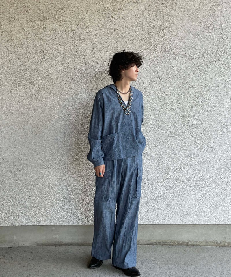 4.5oz Chambray Denim/Sailor Shirt | Dhal/DHAL D