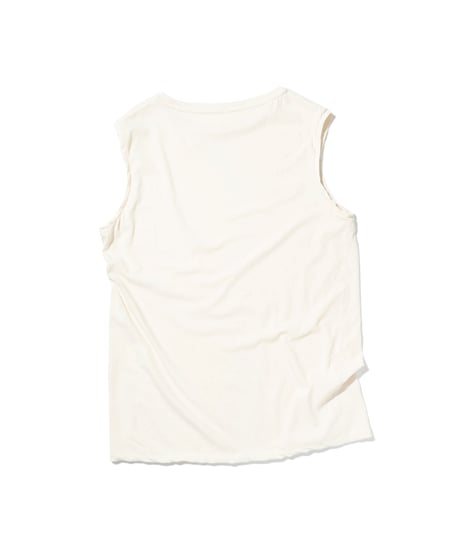 1027 Hard Twisted Bio Cutsew / No Sleeve Cream