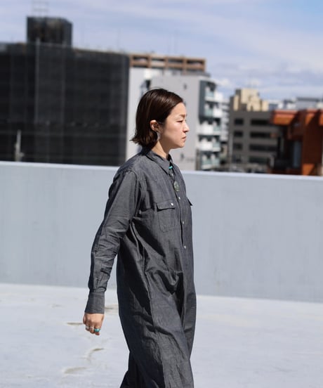 Dhal / C/Li CHAMBRAY Western Onepiece