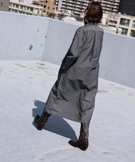 Dhal / C/Li CHAMBRAY Western Onepiece