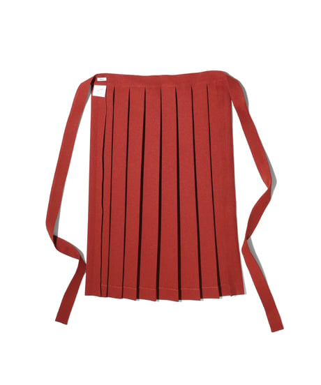 Dhal / DOUBLE FACE JERSEY  Pleats Apron