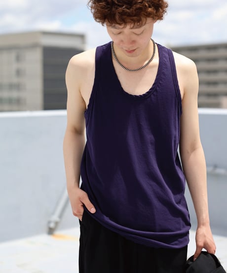 1027 Hard Twisted Bio Cutsew / Tank Top Purple