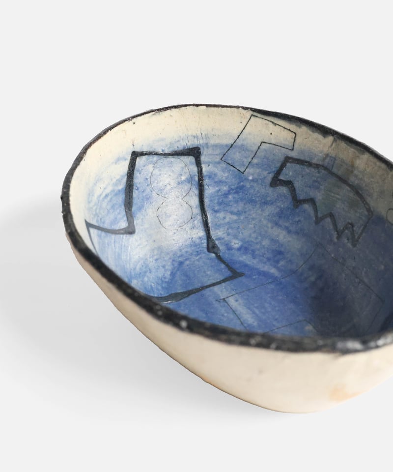 キムホノ オーバル深皿（青） | Dhal/DHAL DESIGN SHOP online s