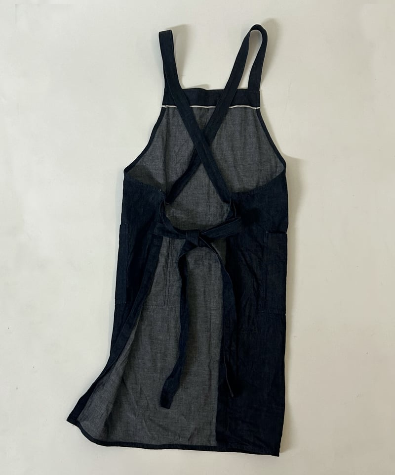 Dhal sダルホーム 8.5ozデニムエプロンDenim Apron Dhal Homes 8.5oz selvedge denim Denim Apron |
