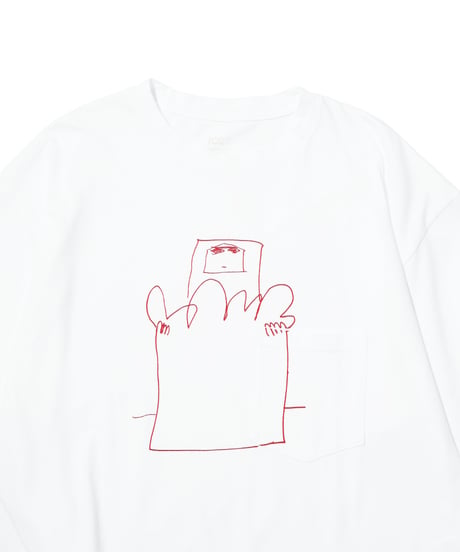 1027 × TAKAHIKO KAWAMURA TEE / White - Love