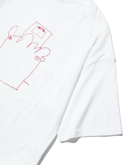 1027 × TAKAHIKO KAWAMURA TEE / White - Love