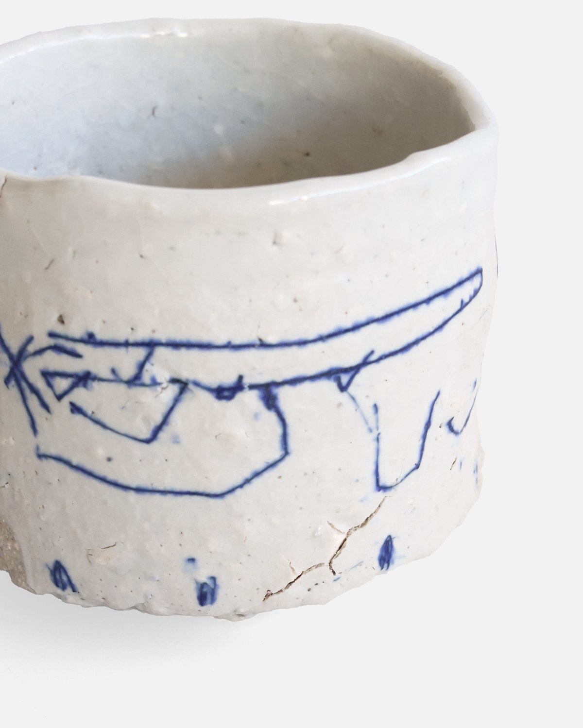 キムホノ 抹茶碗 (青絵付) | Dhal/DHAL DESIGN SHOP online s