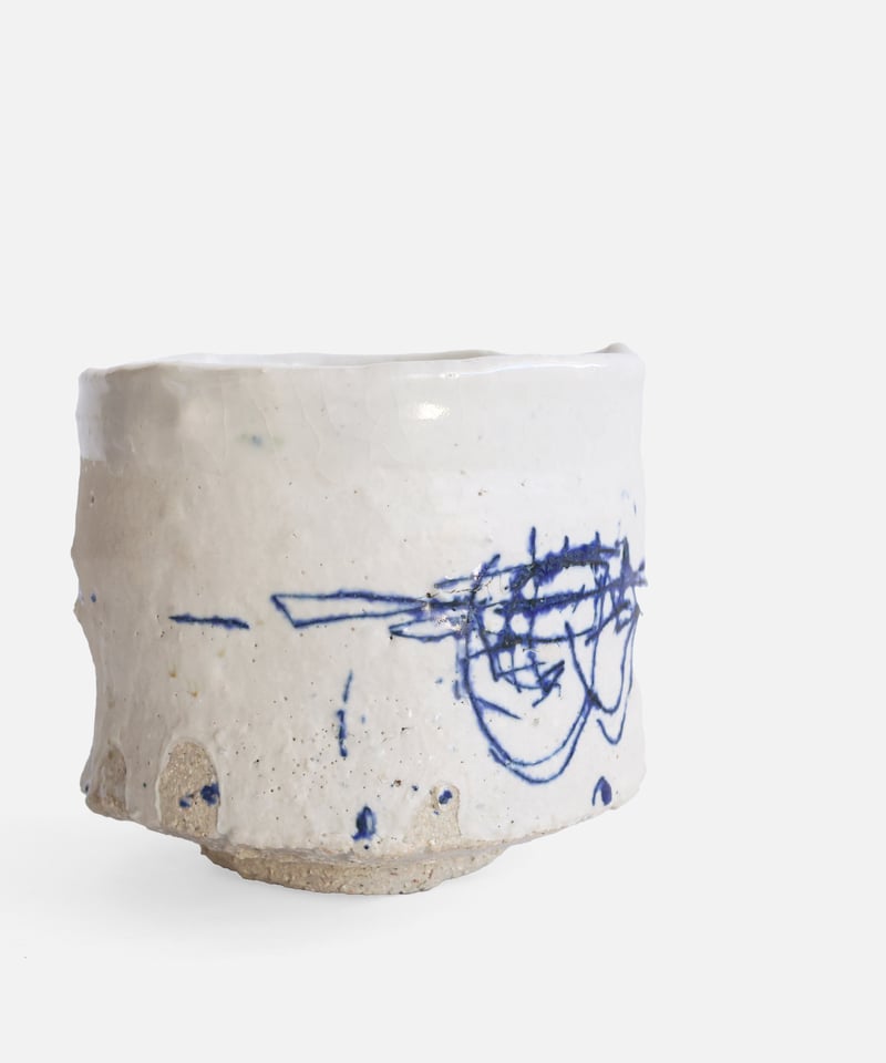 キムホノ 抹茶碗 (青絵付) | Dhal/DHAL DESIGN SHOP online s