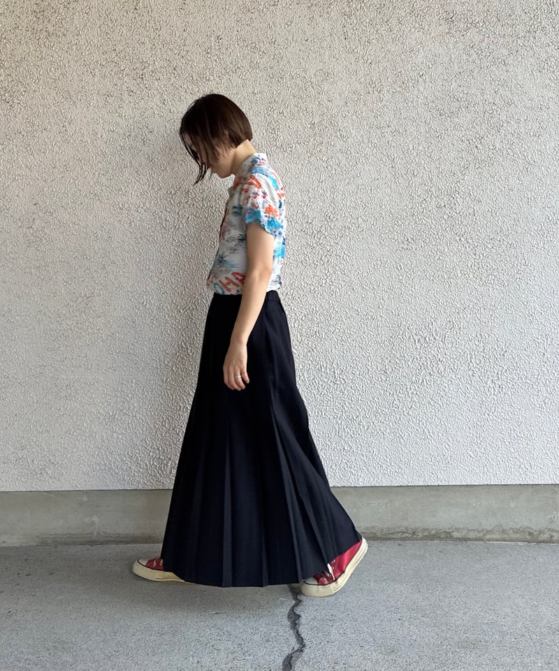 Dhal ダル ネイビー スカート Dhal ダル ネイビー スカート Dhal ダル ネイビー スカート