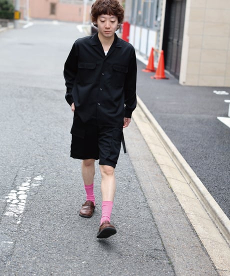 Dhal / 2/72 Wool Gaba Cargo Easy Shorts