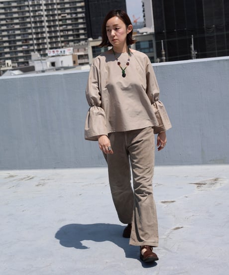 Dhal / C/Li CHAMBRAY Blouse Beige