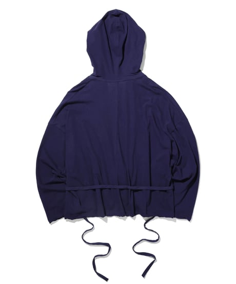 1027 Hard Twisted Bio Cutsew / Hooded Parka Purple