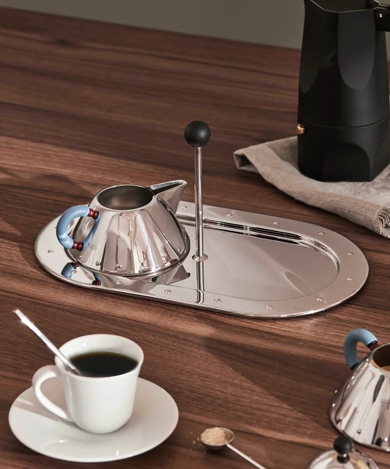 アレッシ Alessi 壁掛け時計 イエロー デザイン：マイケル