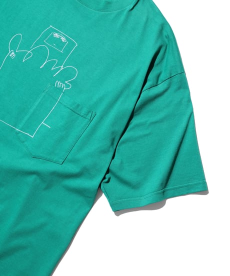 1027 × TAKAHIKO KAWAMURA TEE / Green - Love
