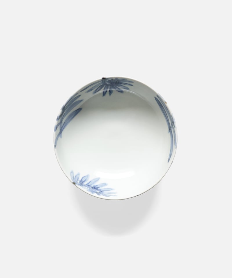 古染付け 4号皿 染付瓔珞紋時代画風 庄三 SH-01-S – SEIKOU ONLINE