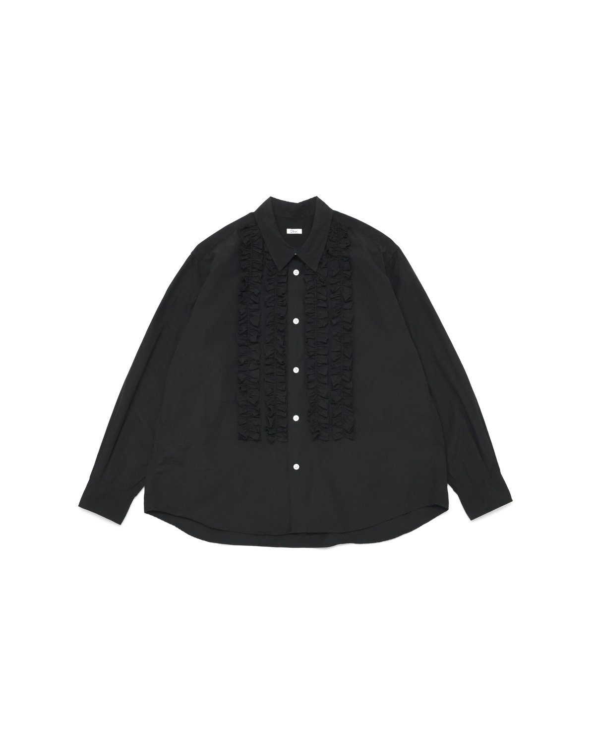 ダル　dhal フリルシャツ 100/2Poplin Frill Shirt | Dhal/DHAL DESIGN SHOP
