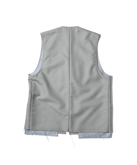 Dhal / 南米WOOL TROPICAL Zip Vest