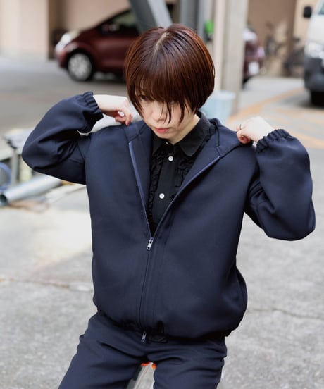 Dhal / DOUBLE FACE JERSEY  Hooded Parka